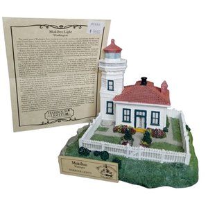 Harbour Lights Mukilteo Light WA HL 417 1996 A1392 ID Card COA Lighthouse Open